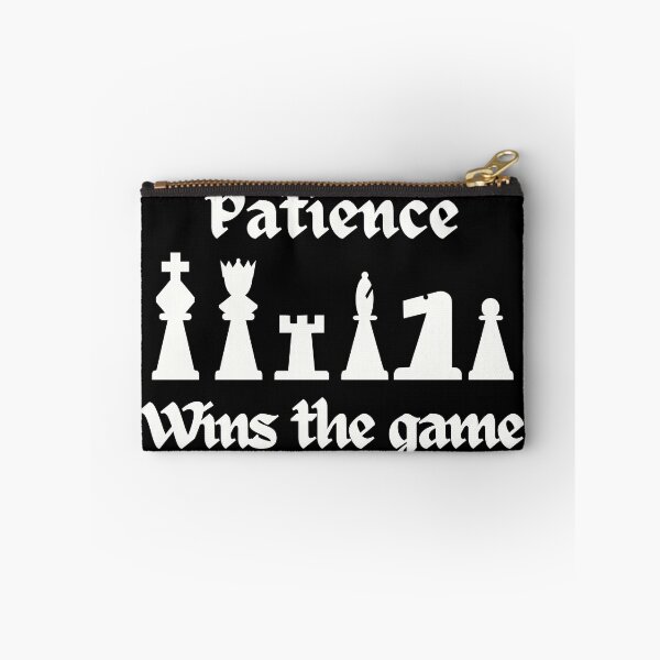 Item preview, Patience wins the game. Chess  designed and sold by A-J-S-Designs.