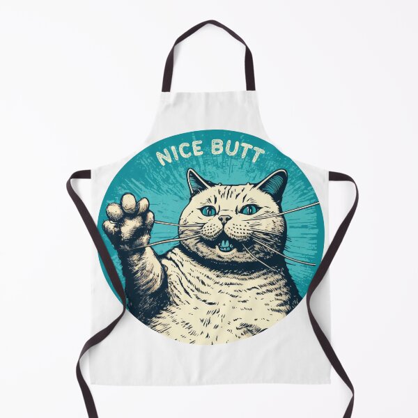 Item preview, Nice Butt, Cute Chonky Cat designed and sold by TheJadeCat.