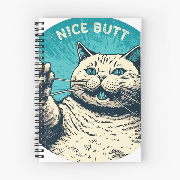 Item preview, Nice Butt, Cute Chonky Cat designed and sold by TheJadeCat.