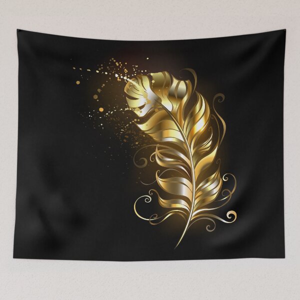 Item preview, Golden Fluffy Feather ( Gold Feather ) designed and sold by Blackmoon9.