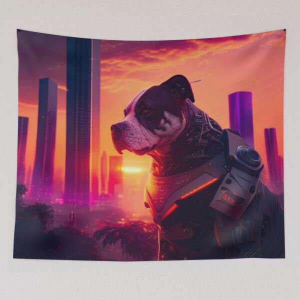 Item preview, Cyberpunk Dog 3 designed and sold by FattoAMano.