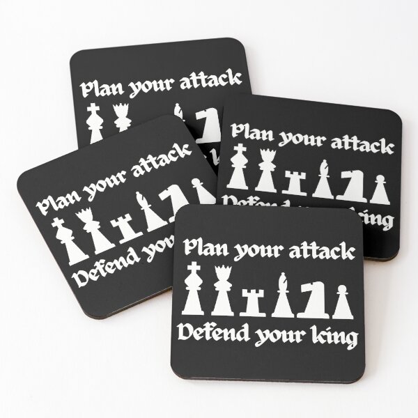 Item preview, Plan your attack, Protect your king. Chess  designed and sold by A-J-S-Designs.