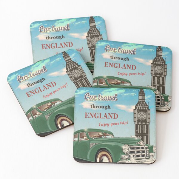 Item preview, England ,Car travel through  designed and sold by ElegantCherry.