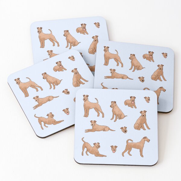 Item preview, Irish terrier cute illustration pattern  designed and sold by Yarafantasyart.