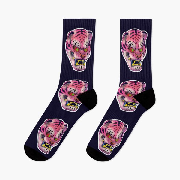 Item preview, Bright Colored Japanese Inspired Design (Dark Blue Background) designed and sold by ArtByNCR.