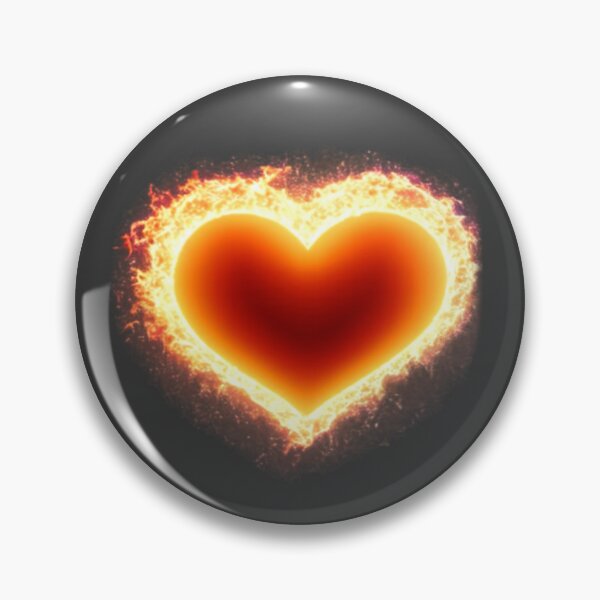 Item preview, Red Fire Heart  designed and sold by Digiheart.