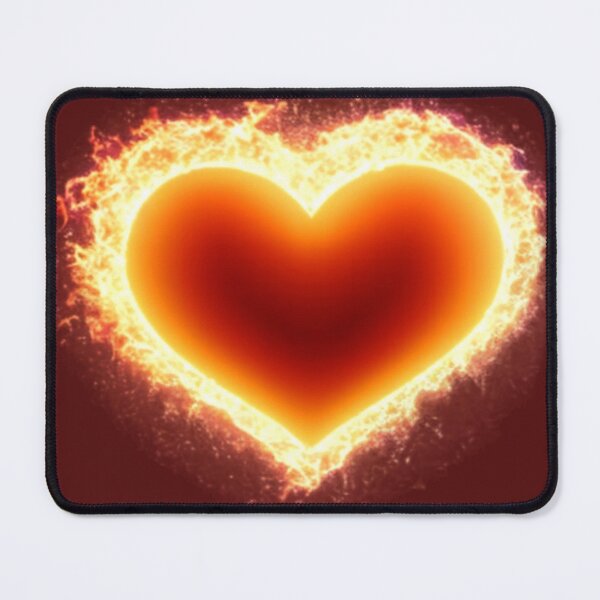 Item preview, Red Fire Heart designed and sold by Digiheart.