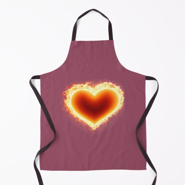 Item preview, Red Fire Heart designed and sold by Digiheart.