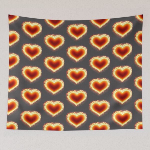 Item preview, Red Fire Heart  designed and sold by Digiheart.