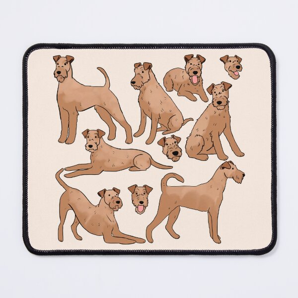 Item preview, Irish terrier cute illustration pattern  designed and sold by Yarafantasyart.