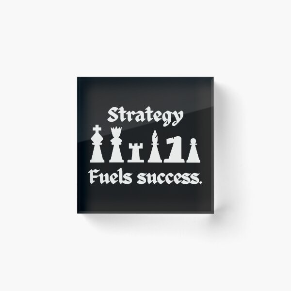 Item preview, Strategy fuels success. Chess  designed and sold by A-J-S-Designs.