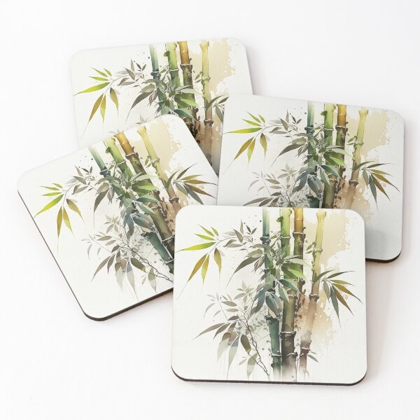 Artikelvorschau, Bamboo Watercolor entworfen und verkauft von shokA Design.