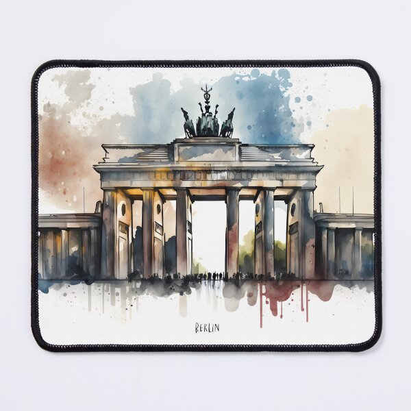 Item preview, Brandenburg Gate in watercolor designed and sold by gammington.