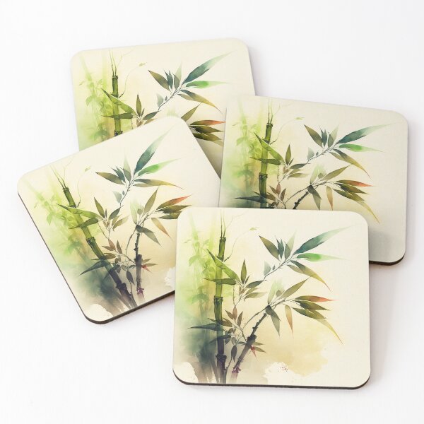 Artikelvorschau, Bamboo Watercolor entworfen und verkauft von shokA Design.