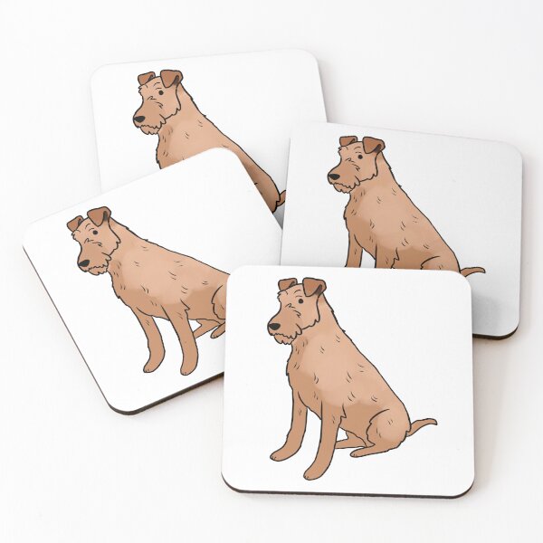 Item preview, Irish terrier dog cute illustration  designed and sold by Yarafantasyart.