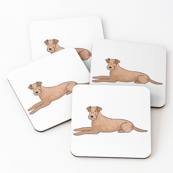 Item preview, Irish terrier dog cute illustration  designed and sold by Yarafantasyart.
