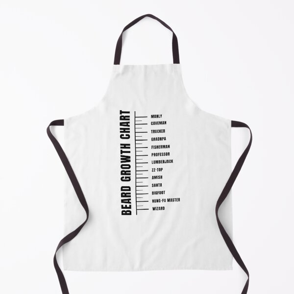Item preview, Beard measuring chart | Beard Chart | Beard growth Awesome white designed and sold by MeditationMind.