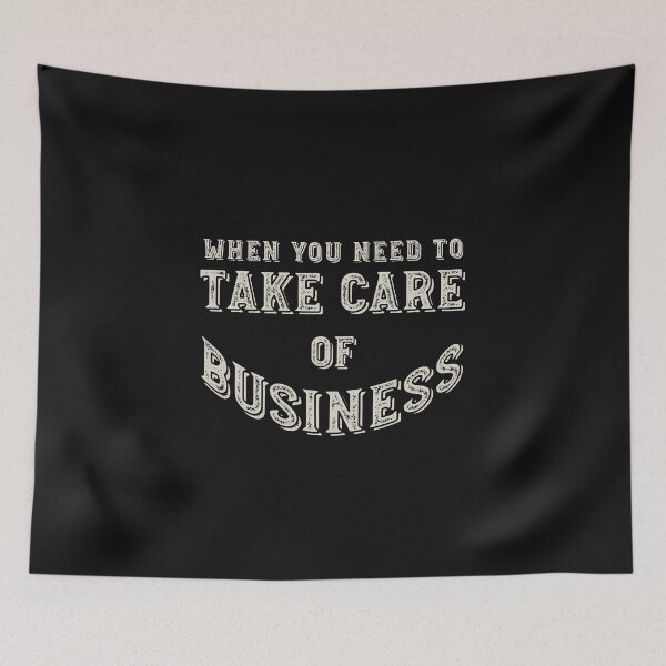 Item preview, Funny Dog Walker Pun Take Care of Business designed and sold by whyitsme.