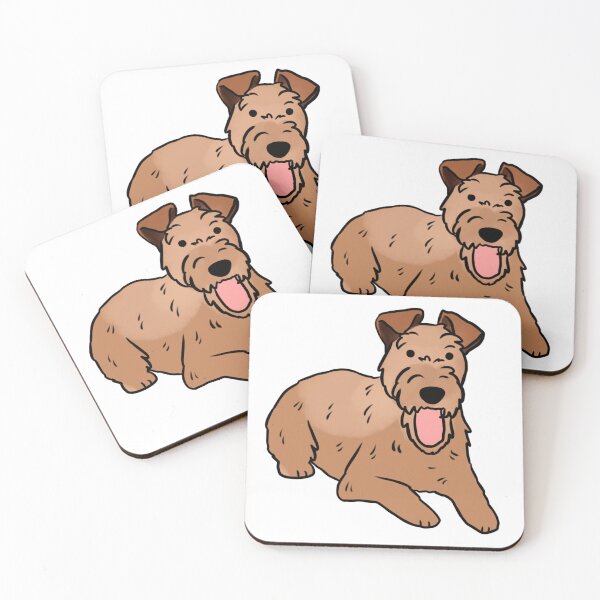 Item preview, Irish terrier dog cute illustration  designed and sold by Yarafantasyart.