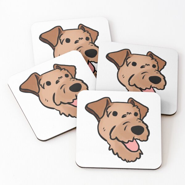 Item preview, Irish terrier dog cute illustration  designed and sold by Yarafantasyart.