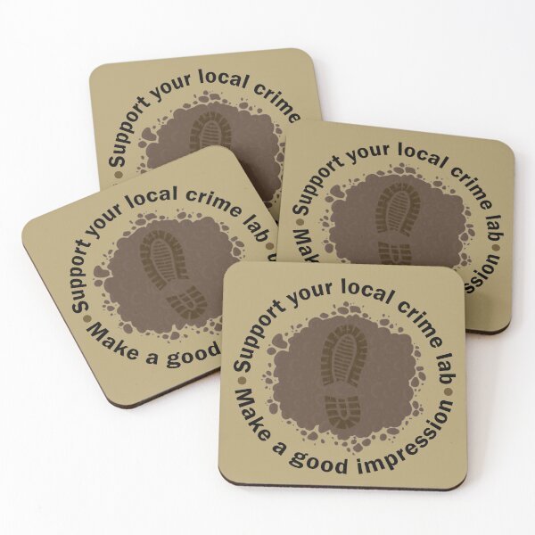 Item preview, Support Your Local Crime lab make a good impression designed and sold by estev.