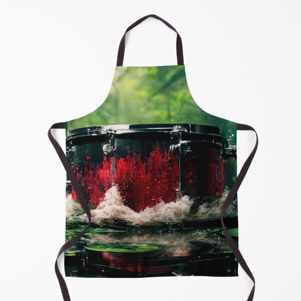 Item preview, Drummer ArtWork With Water Splashing In The Forest Lake designed and sold by Unwind-Art-Work.