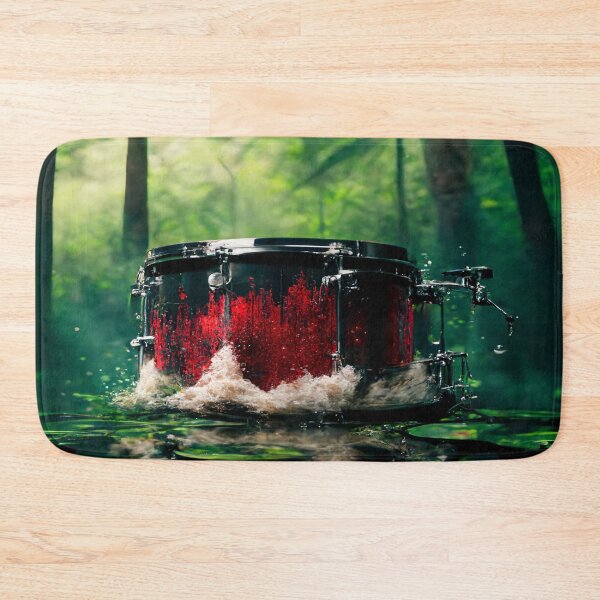 Item preview, Drummer ArtWork With Water Splashing In The Forest Lake designed and sold by Unwind-Art-Work.