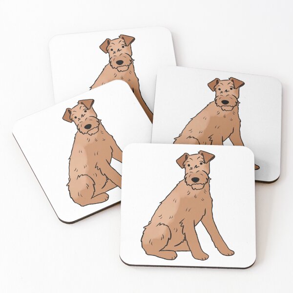 Item preview, Irish terrier dog cute illustration  designed and sold by Yarafantasyart.