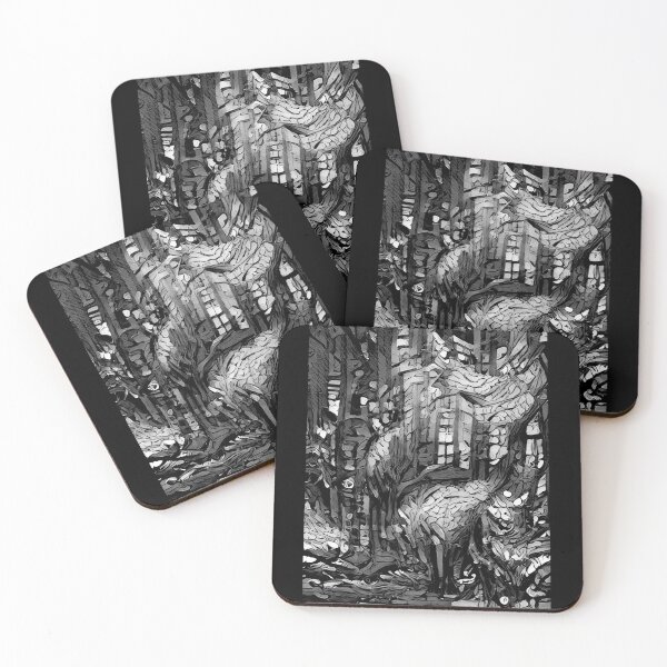 Item preview, The Midnight Fox Vol 2 (Black & White) - spcreationsco22 designed and sold by SpCreationsCo22.