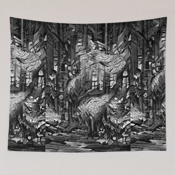 Item preview, The Midnight Fox Vol 2 (Black & White) - spcreationsco22 designed and sold by SpCreationsCo22.