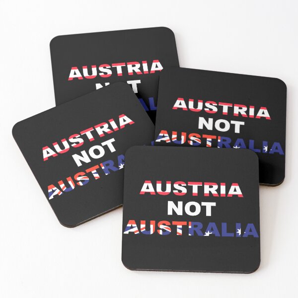 Item preview, Austria Not Australia designed and sold by NessiCreates.