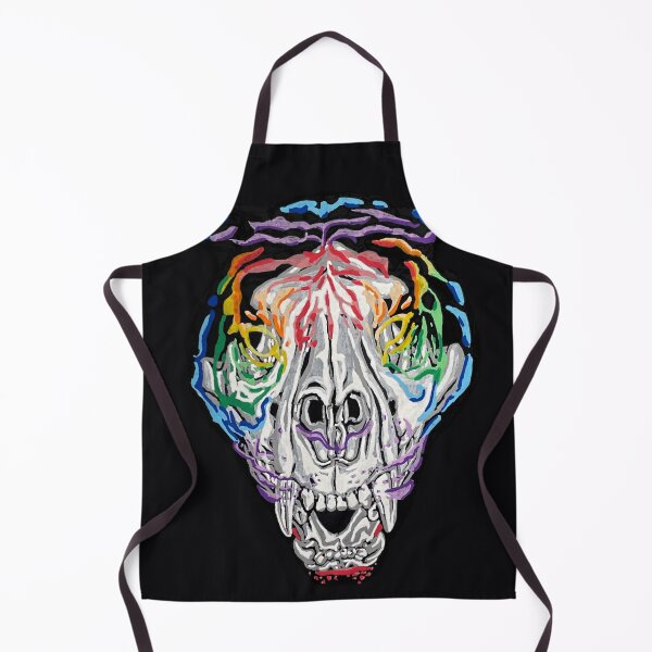 Item preview, Rainbow Tiger Skull designed and sold by RaLiz.