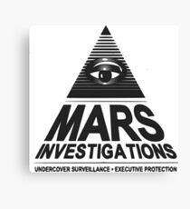 Mars investigation Canvas Print