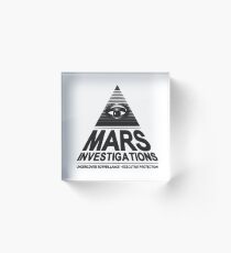 Mars-Untersuchung Acrylblock