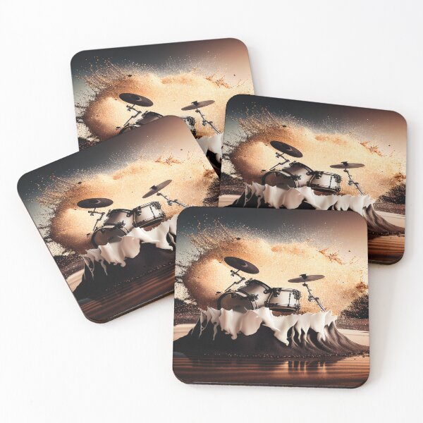 Item preview, Drummer ArtWork With Water Splashing In The Desert designed and sold by Unwind-Art-Work.
