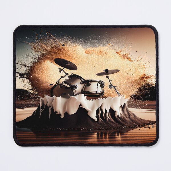 Item preview, Drummer ArtWork With Water Splashing In The Desert designed and sold by Unwind-Art-Work.