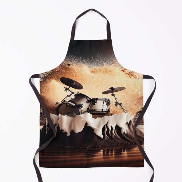 Item preview, Drummer ArtWork With Water Splashing In The Desert designed and sold by Unwind-Art-Work.