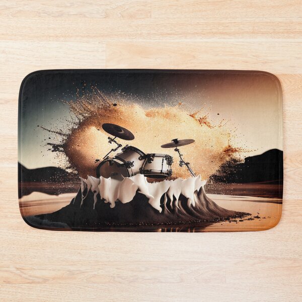 Item preview, Drummer ArtWork With Water Splashing In The Desert designed and sold by Unwind-Art-Work.