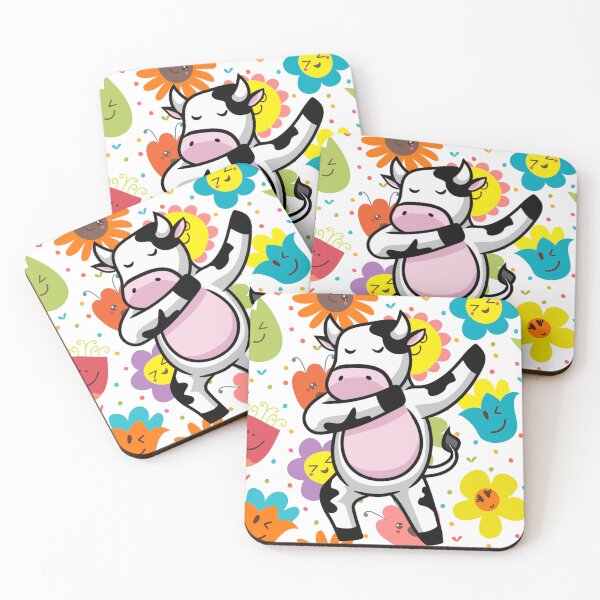 Item preview, Dabbing with me daisies - cute floral cow flower aesthetic, cool cow farmyard animal designed and sold by Flowerartlovers.