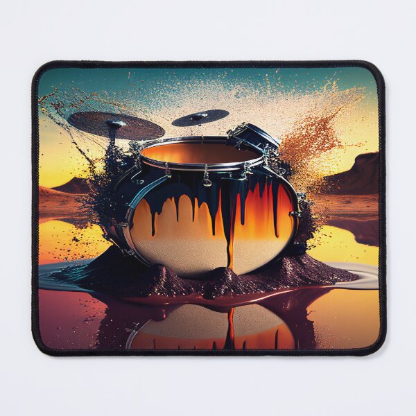 Item preview, Drummer ArtWork With Water Splashing In The Desert designed and sold by Unwind-Art-Work.