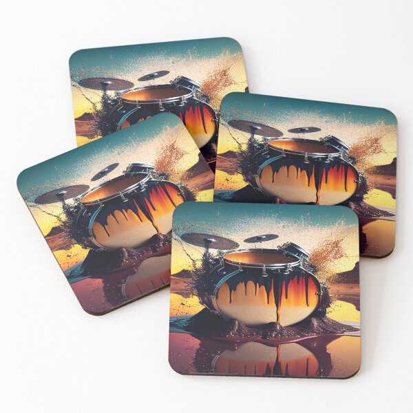 Item preview, Drummer ArtWork With Water Splashing In The Desert designed and sold by Unwind-Art-Work.