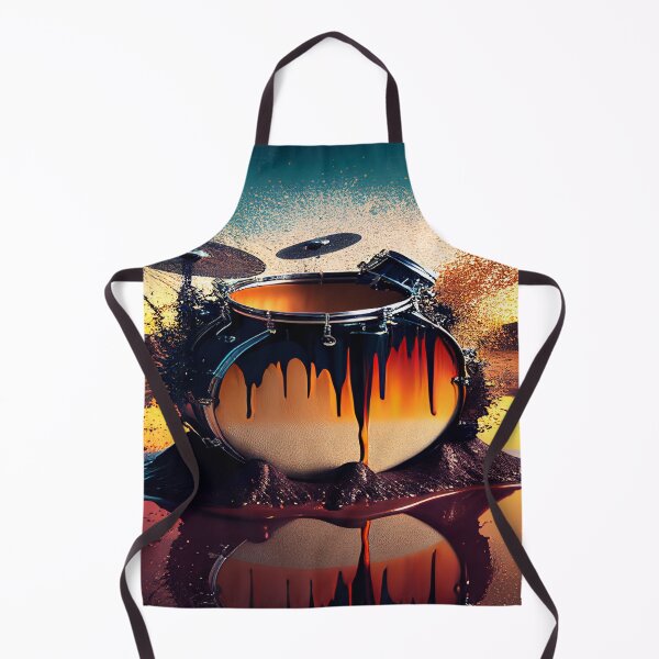 Item preview, Drummer ArtWork With Water Splashing In The Desert designed and sold by Unwind-Art-Work.