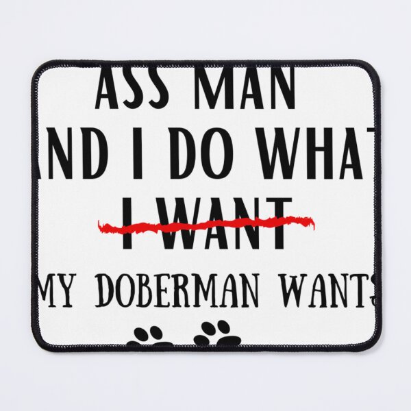 Item preview, doberman funny quote cartoon doberman designed and sold by onutachaikal.