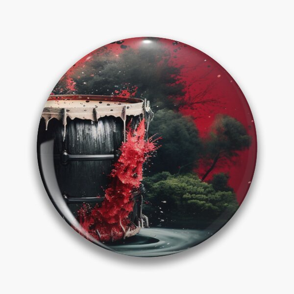 Item preview, Drummer ArtWork With Water Splashing In The Forest designed and sold by Unwind-Art-Work.