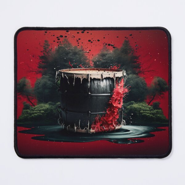 Item preview, Drummer ArtWork With Water Splashing In The Forest designed and sold by Unwind-Art-Work.