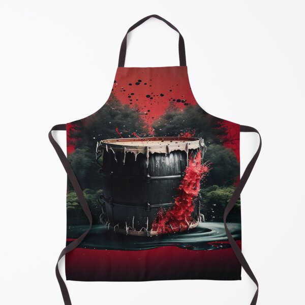 Item preview, Drummer ArtWork With Water Splashing In The Forest designed and sold by Unwind-Art-Work.