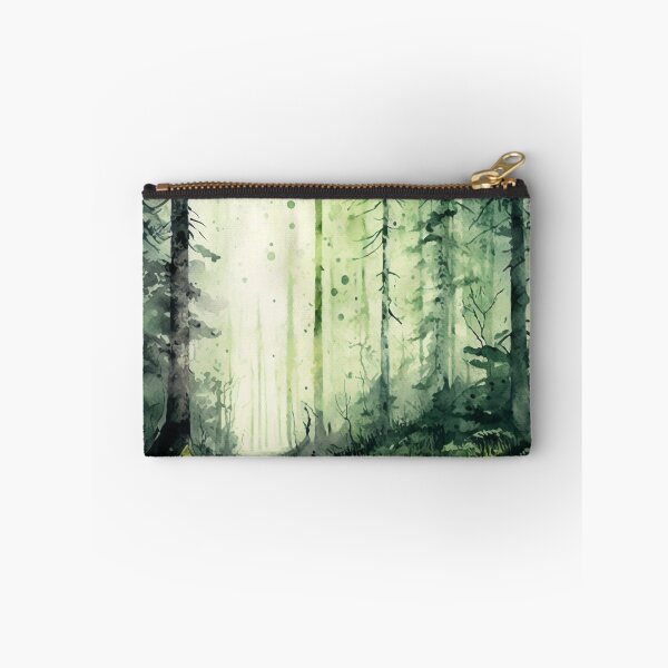 Item preview, green forest Watercolor designed and sold by shokA Design.