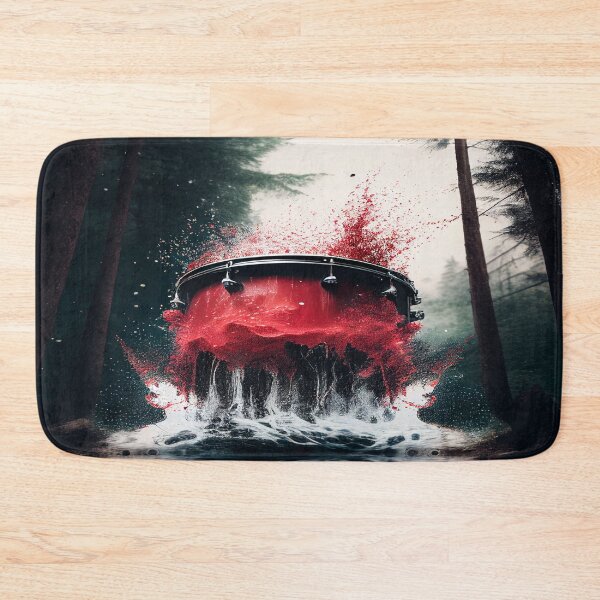 Item preview, Drummer ArtWork With Water Splashing In The Forest designed and sold by Unwind-Art-Work.