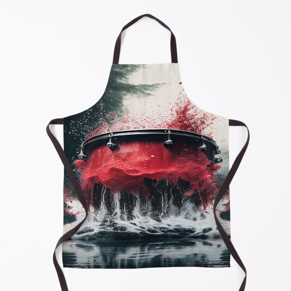 Item preview, Drummer ArtWork With Water Splashing In The Forest designed and sold by Unwind-Art-Work.