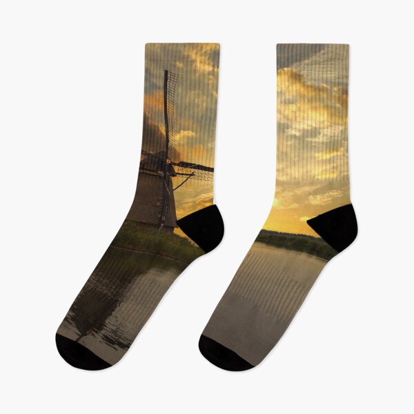 Item preview, Dutch Windmill at Sunset designed and sold by Yannik Hay.